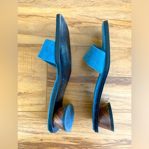 BY FAR denim mule sandals - Picture 2 of 4